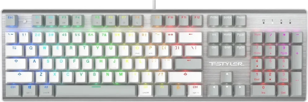 Клавиатура A4Tech Fstyler FS100 Neon, Серый детальное изображение - 16
