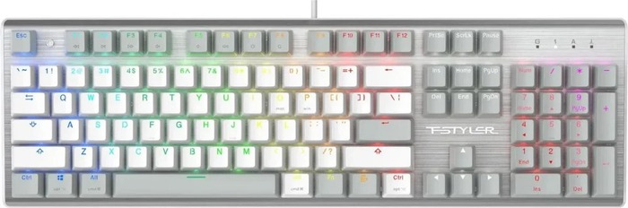 Клавиатура A4Tech Fstyler FS100 Neon, Серый №16