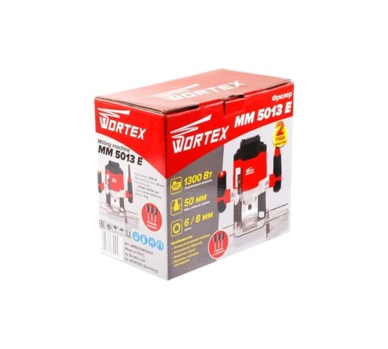 Фрезер WORTEX MM 5013 E MM5013E02411, 1300 Вт, Красный детальное изображение - 13
