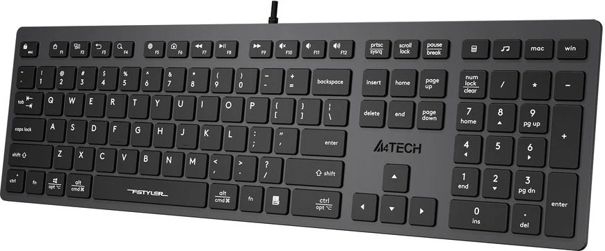 Клавиатура A4Tech Fstyler FX50, Серый детальное изображение - 3