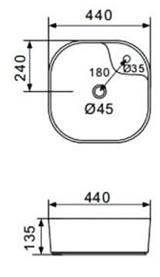 Умывальник Gappo GT207  детальное изображение - 2