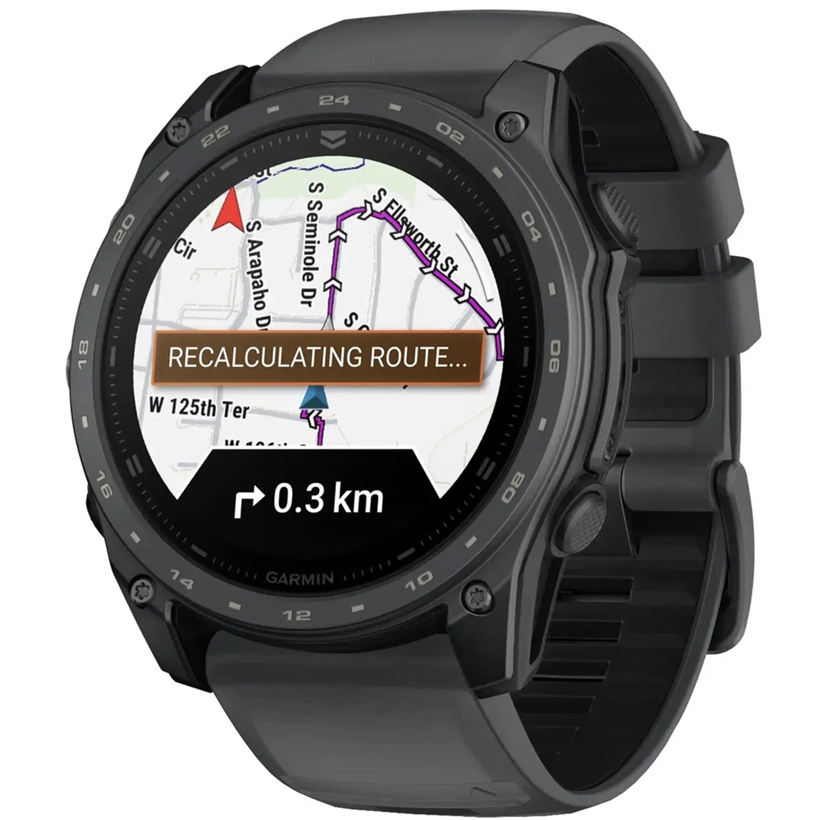 Смарт-часы Garmin Tactix 8 Amoled edition, 51 мм, Cerakote Coating Slate Grey, Грифельно-серый детальное изображение - 4