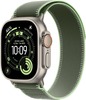 Умные часы Apple Watch Ultra 3 49 мм, Natural Titanium Case with Green/Neon Trail Loop, Зеленый/Неоновый вариант - 1