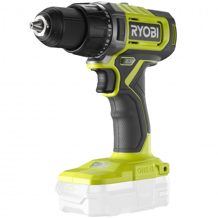 Аккумуляторная дрель-шуруповерт Ryobi RDD18-0 ONE+ 5133005437, 18 В, 52 Нм, б/а №1