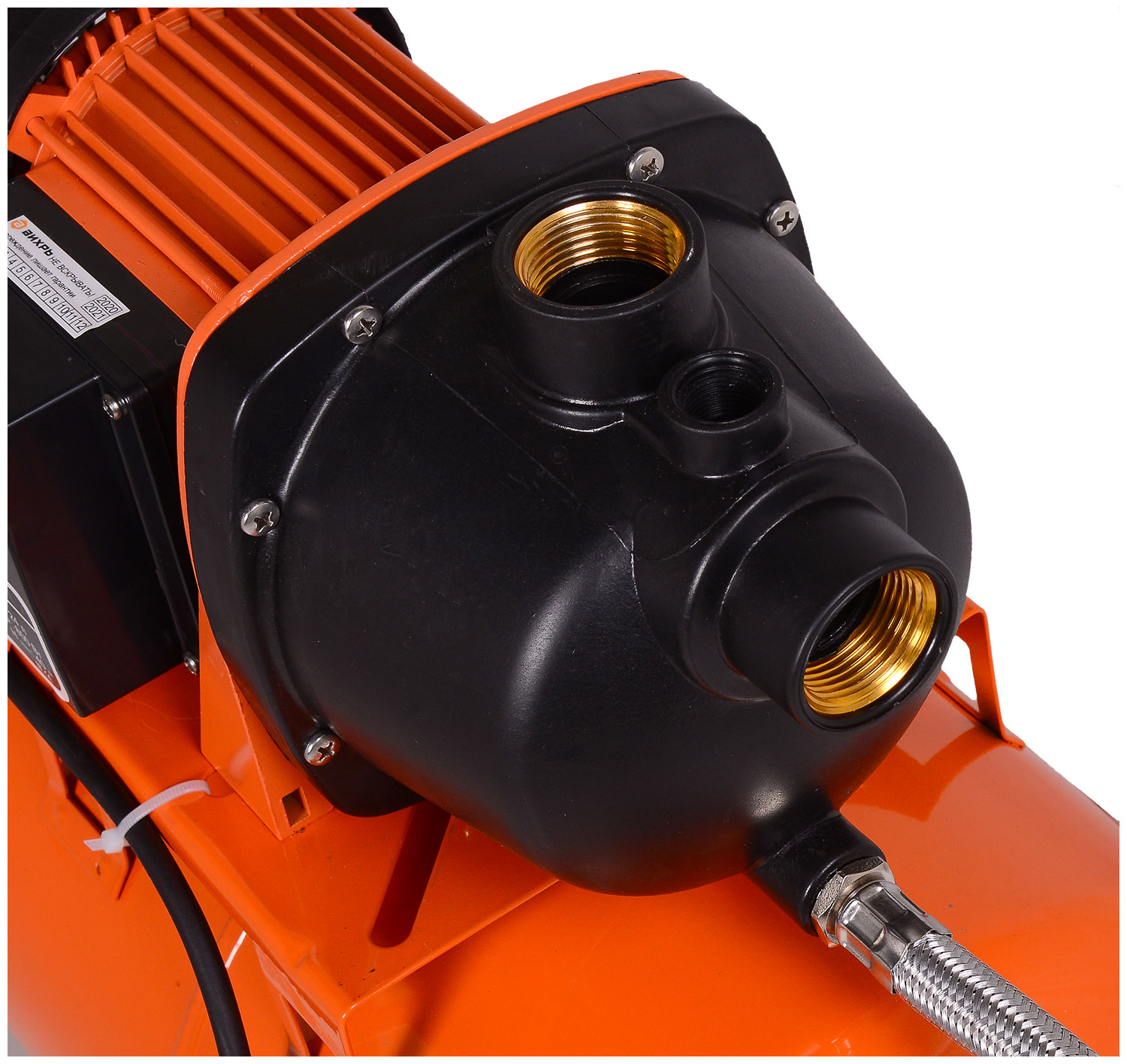 Насос Вихрь АСВ-800/24 68/1/1, 60 л/мин, 25 мм, напор 40 м, d=25 мм, 800 Вт, Оранжевый детальное изображение - 2