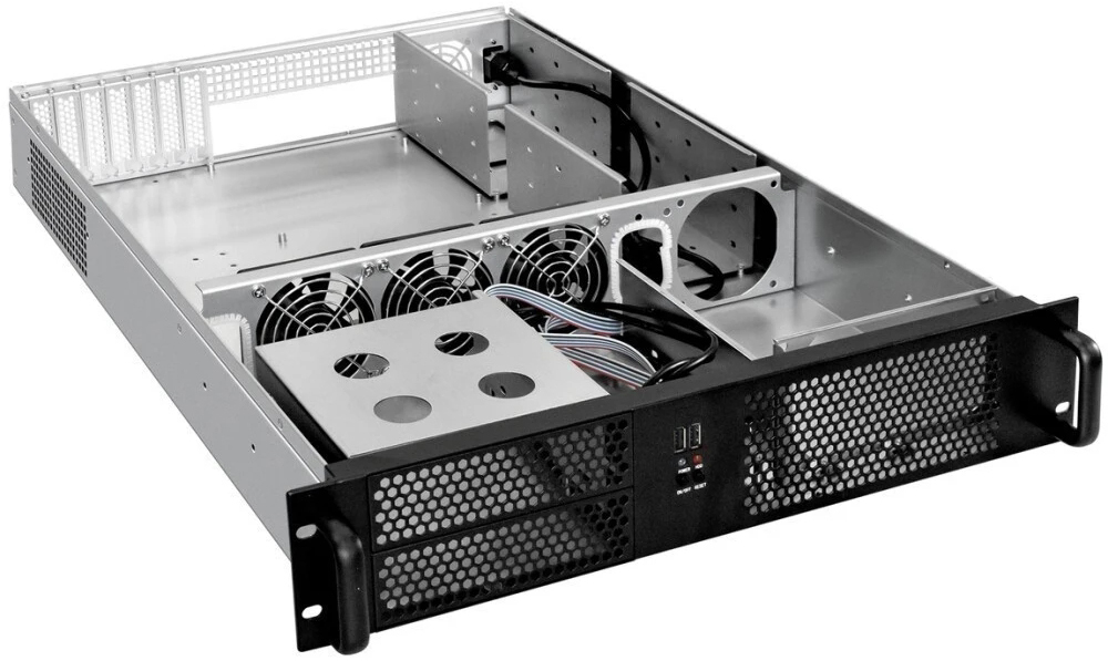 Серверный корпус ExeGate Pro 2U650-08/900ADS, 900 Вт, Черный детальное изображение - 2