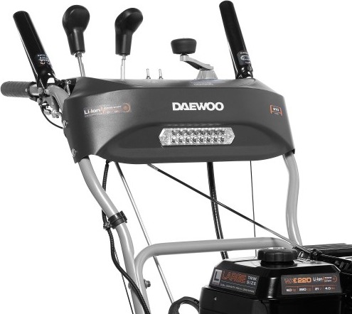 Снегоуборщик гусеничный бензиновый Daewoo S 8060 с электрозапуском, 8 л.с., 5900 Вт, Оранжевый/Серый детальное изображение - 7