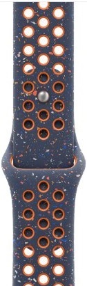 Умные часы Apple Watch Series 9 Pink Aluminum Case GPS + Cellular with Nike Sport Band Blue Flame, 45 mm, Голубое пламя детальное изображение - 3