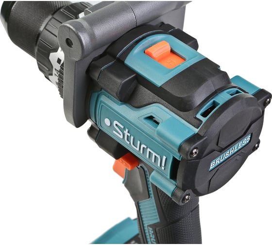 Дрель аккумуляторная ударная Sturm б/щ, 1BatterySystem, кейс CD1655BLI, 18 В, 130 Нм, 4 А·ч детальное изображение - 6
