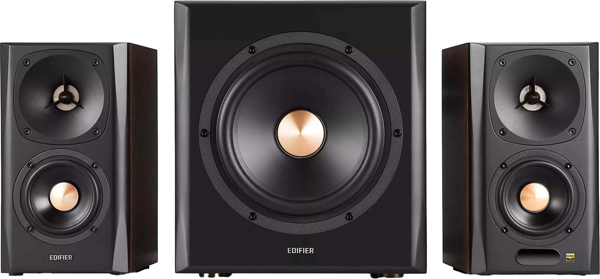 Полочная акустика Edifier S360DB, Коричневый детальное изображение - 2