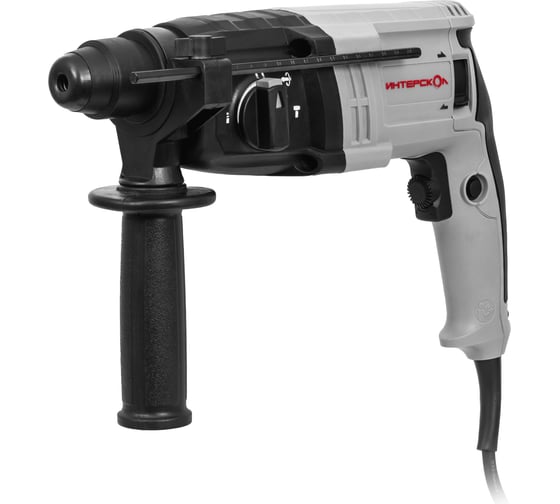 Перфоратор Интерскол П-23/650ЭР SDS plus (кейс) 593.1.0.70, 650 Вт, 2,2 Дж, 0-6300 уд/мин детальное изображение - 1