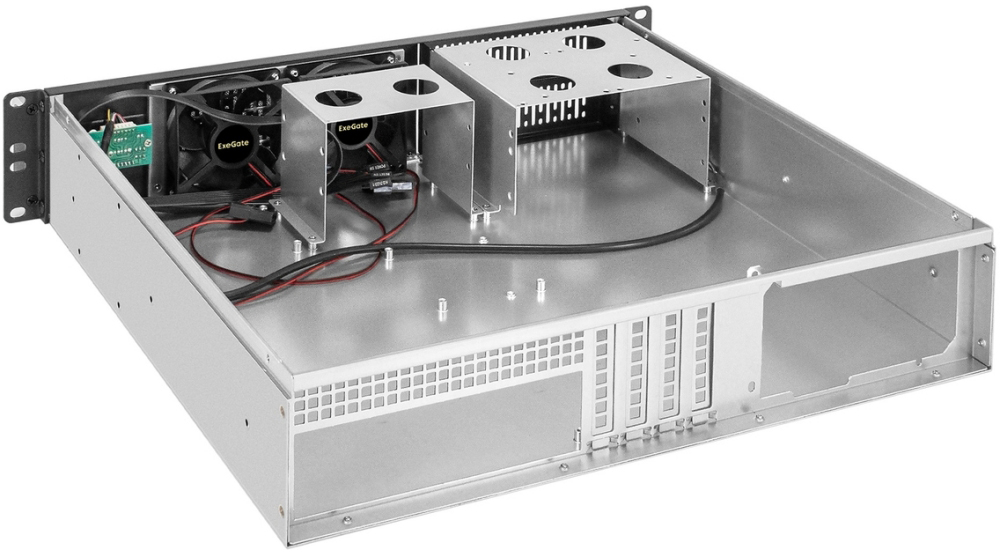 Серверный корпус ExeGate Pro 2U400-02, без БП, Черный детальное изображение - 4