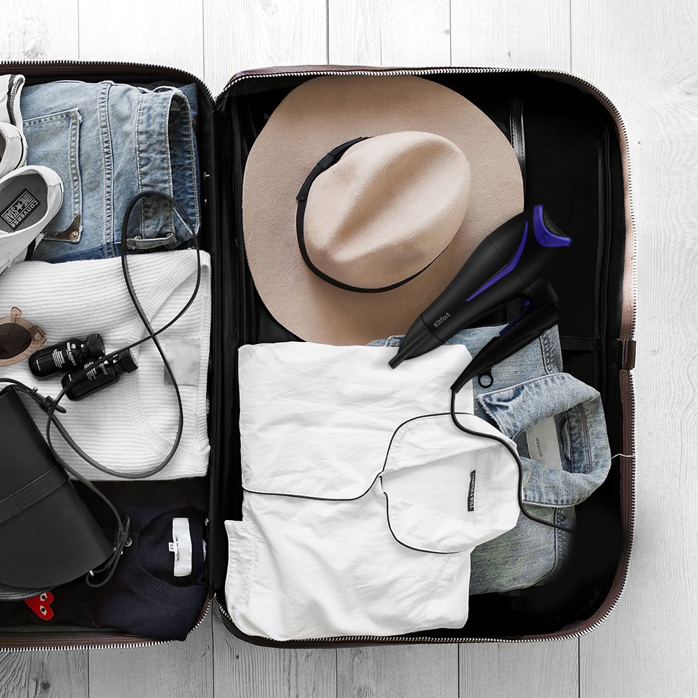 Фен KITFORT KT-3230, Черный детальное изображение - 5