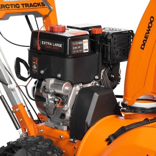 Снегоуборщик гусеничный бензиновый Daewoo DAST 1370 EFI с инжекторным двигателем, 13 л.с., 9560 Вт, Оранжевый/Серый детальное изображение - 17