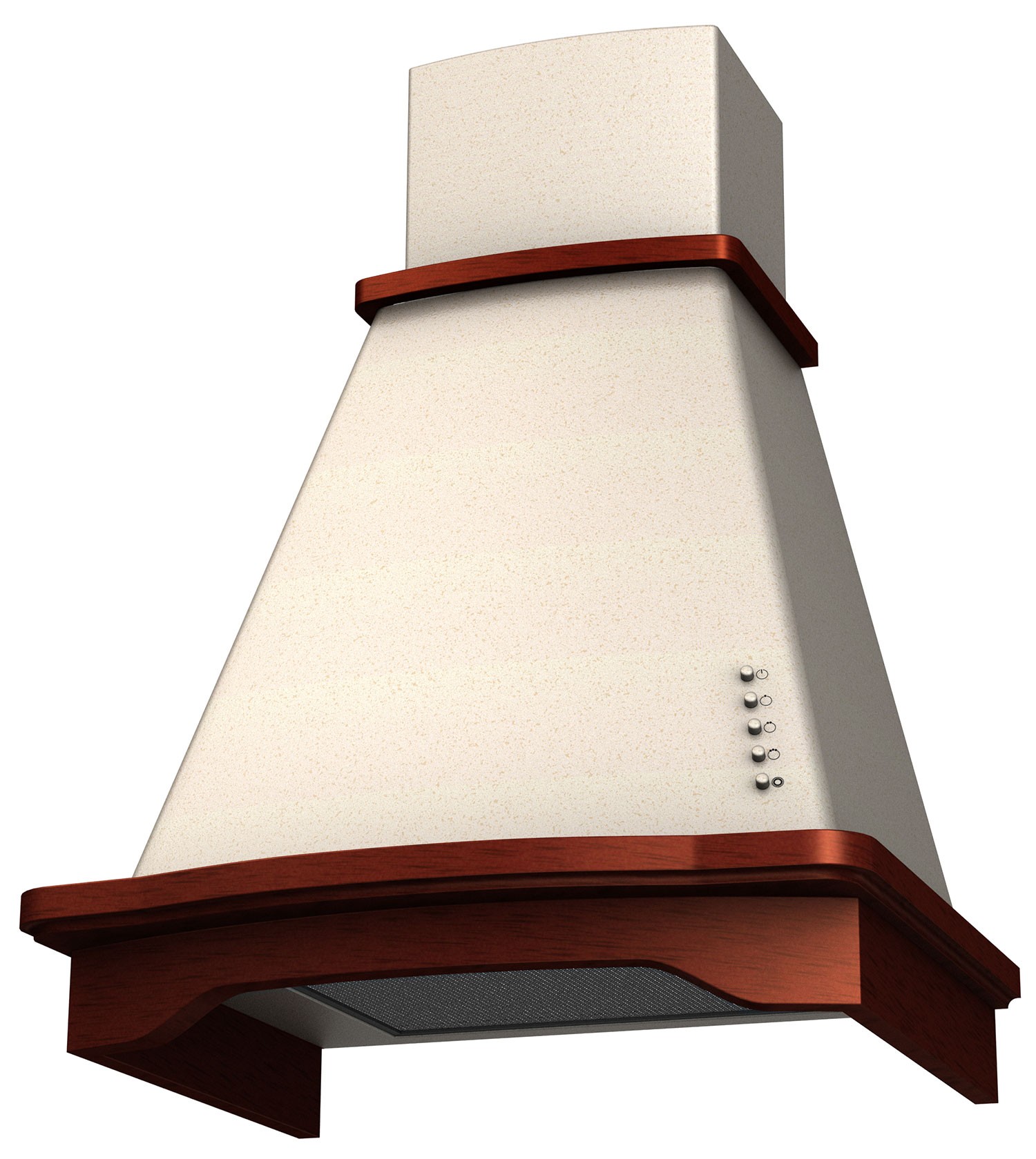 Вытяжка Krona DONATA CPB 600 structural ivory PB, Слоновая кость детальное изображение - 7