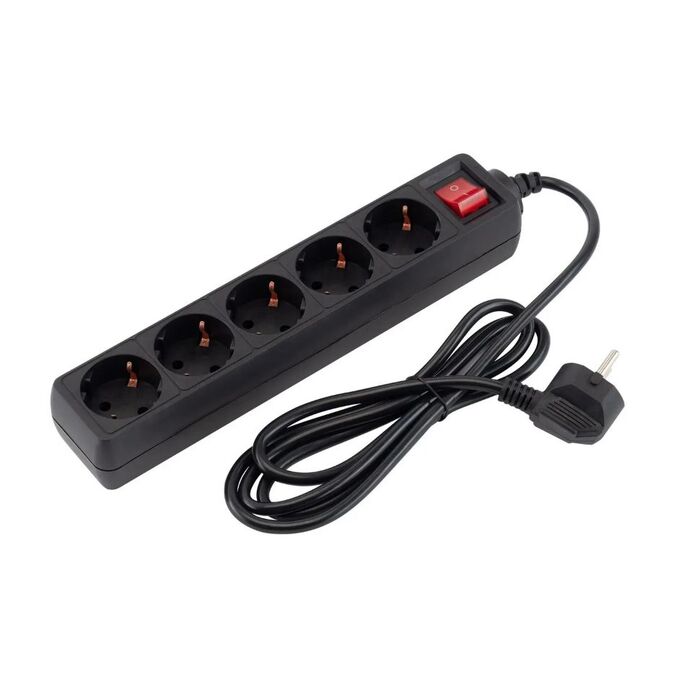 Сетевой фильтр PC PET AP01006-1.8-B, 1.8 м, Черный №1