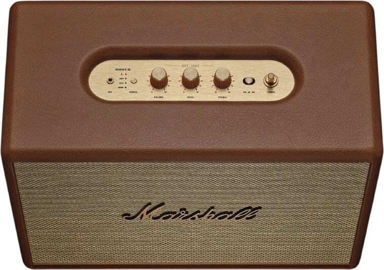 Портативная акустика Marshall Woburn III, Коричневый детальное изображение - 3