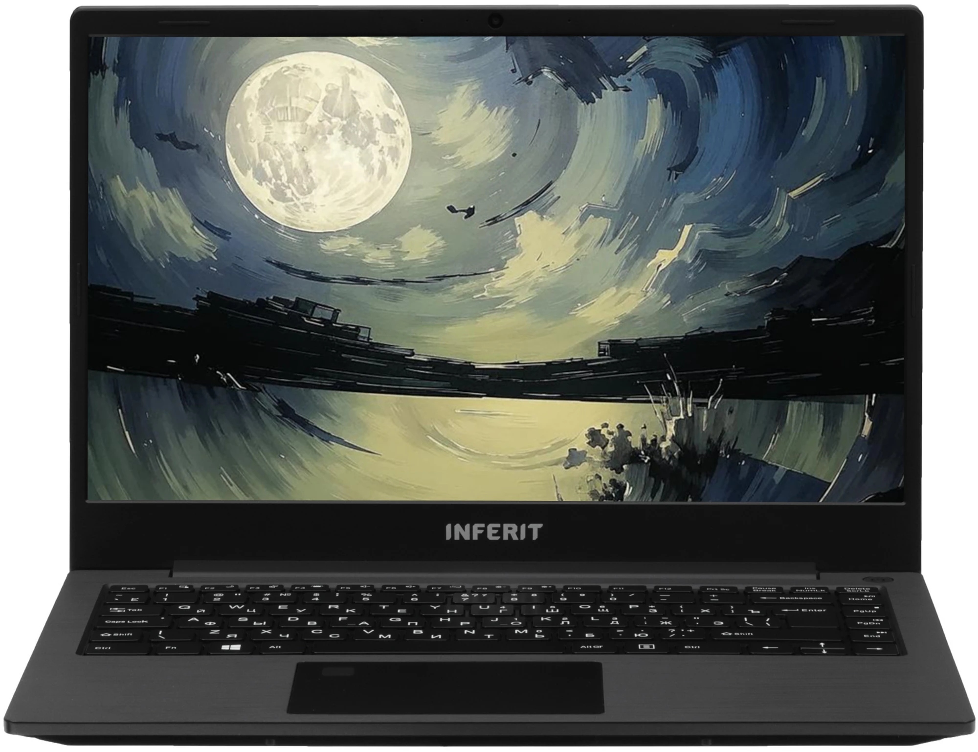 Ноутбук Inferit Enox 14.1", Intel Core i5 10210U, RAM 8 ГБ, Черный, SSD 256 ГБ, Intel UHD Graphics, Windows 11 Home детальное изображение - 1