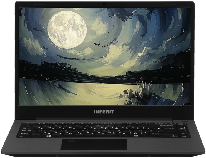 Ноутбук Inferit Enox 14.1", Intel Core i5 10210U, RAM 8 ГБ, Черный, SSD 256 ГБ, Intel UHD Graphics, Windows 11 Home №1