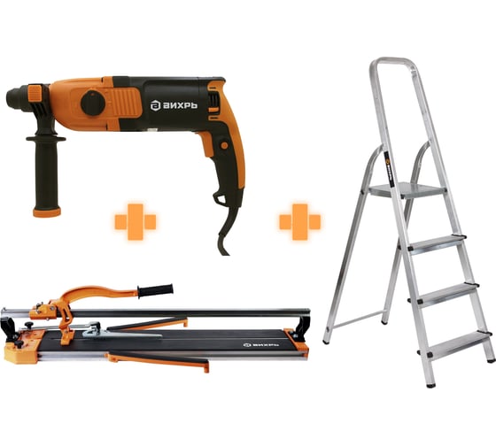 Перфоратор Вихрь 902/10, 800 Вт, 3 Дж, 5200 уд/мин детальное изображение - 1