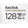 Карта памяти SanDisk MicroSD + SD адаптер (SDSQQNR-128G-GN6IA), 128 Гб вариант - 1