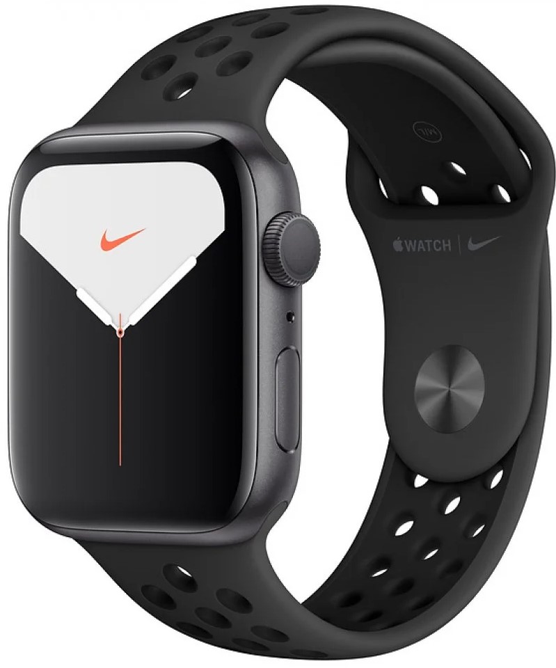 Смарт-часы Apple Watch Series 5 Nike 40 мм, GPS+Cellular, Серый космос, Black Sport Band детальное изображение - 1