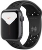 Смарт-часы Apple Watch Series 5 Nike 40 мм, GPS+Cellular, Серый космос, Black Sport Band вариант - 1