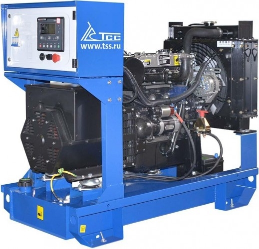 Генератор дизельный ТСС АД-12С-Т400-1РМ5 (TQC 17TS) 036750, открытый, 12 кВт, Синий детальное изображение - 1