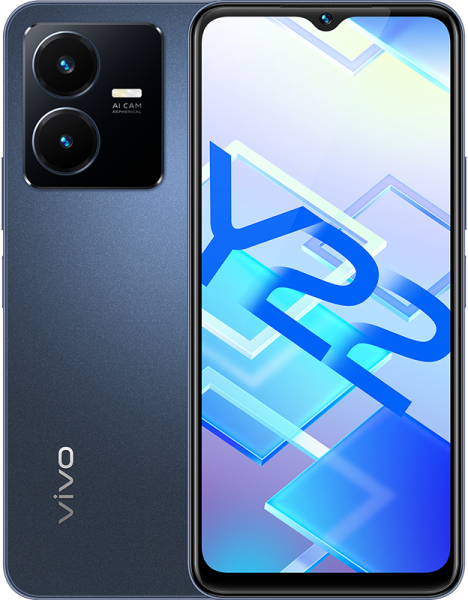 Смартфон Vivo Y22 128 ГБ, Синий, Dual nano-SIM детальное изображение - 2