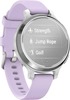Смарт-часы Garmin Lily 2 Active, 38 мм, с серебристым безелем, фиолетовый силиконовый ремешок вариант - 2
