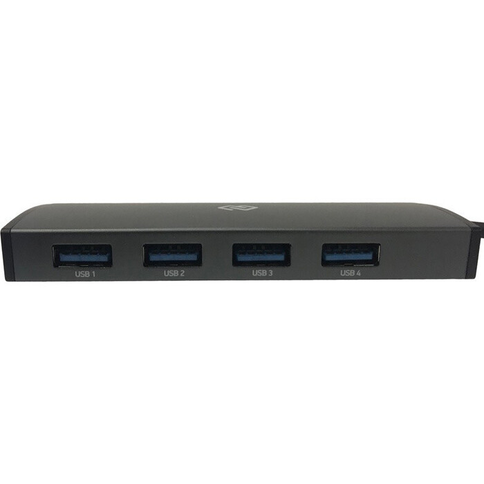 USB-концентратор Digma HUB-4U3.0-UC-G, Черный №3