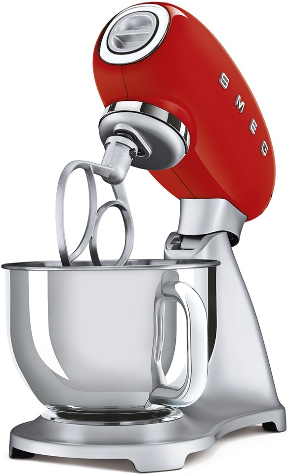 Планетарный миксер Smeg SMF02RDEU, Красный детальное изображение - 2