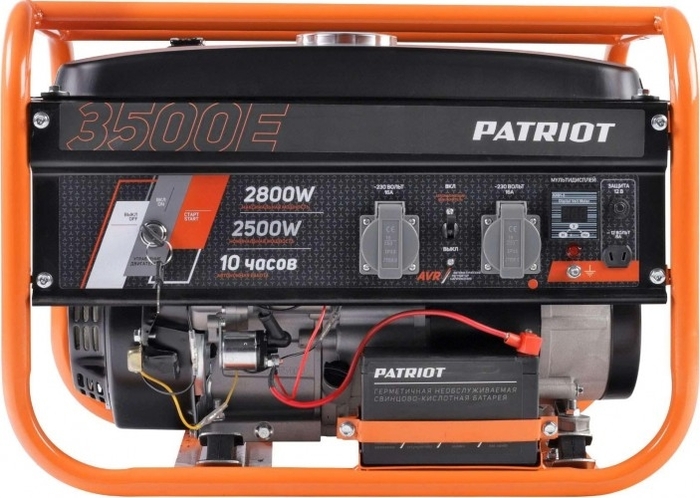 Генератор бензиновый PATRIOT GRS 3500E 476102250, 2 кВт, Оранжевый №6