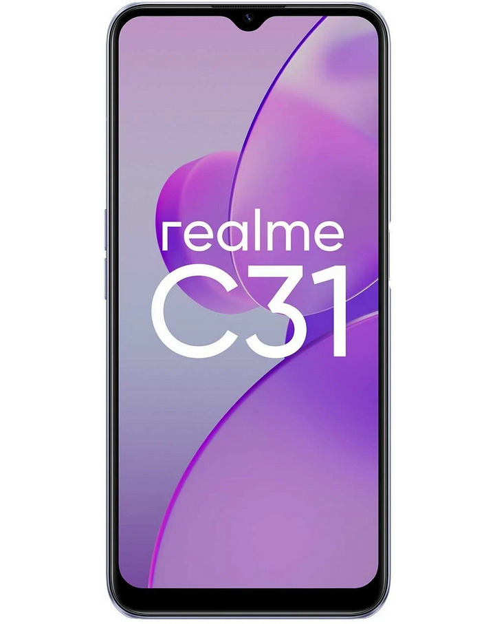 Смартфон Realme C31 64 ГБ, Light Silver, nano-Sim+eSIM детальное изображение - 2