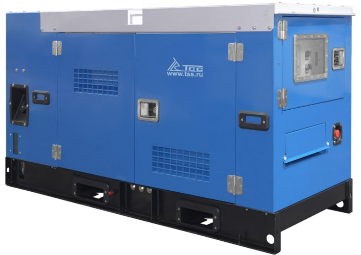 Генератор дизельный ТСС АД-16C-T400-1PKM11 (TTD 22TS ST) 041303, в кожухе, 16 кВт, Синий детальное изображение - 1
