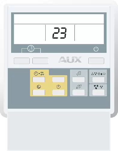 Кассетный кондиционер AUX ALCA-H12/4R1 35 м², Белый детальное изображение - 3