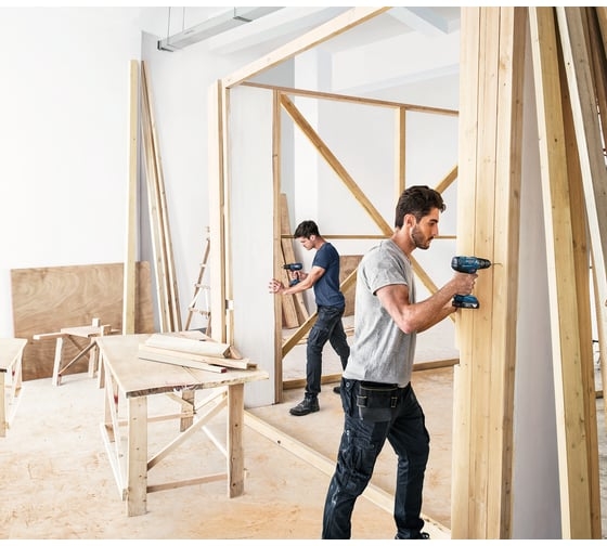 Аккумуляторная ударная дрель-шуруповерт Bosch GSB 180-LI, 18 В, 54 Нм, 2 А·ч, 06019F8323 детальное изображение - 7