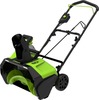 Снегоуборщик аккумуляторный Greenworks GD60PST 60V, бесщеточный 2602907UG, 60 В, 2000 Вт, Зеленый/Черный вариант - 1