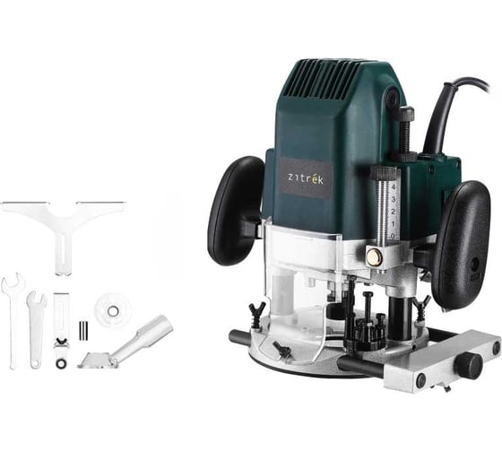 Фрезер электрический Zitrek ZKR1400, 8/12 мм, 085-1309, 1400 Вт, Зеленый детальное изображение - 1