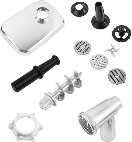 Мясорубка KITFORT КТ-2103, Серебряный детальное изображение - 3