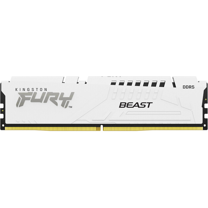 Оперативная память Kingston Fury Beast White DDR5 6800MHz, KF568C34BW-16, 16 Гб №1