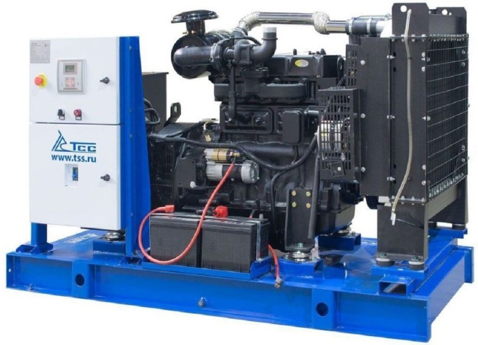 Генератор дизельный ТСС АД-60С-Т400-1РМ19 (TTD 83TS) 022853, открытый, 60 кВт, Синий детальное изображение - 1