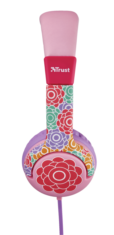 Проводные наушники Trust Spila Kids Headphone, Розовый детальное изображение - 2