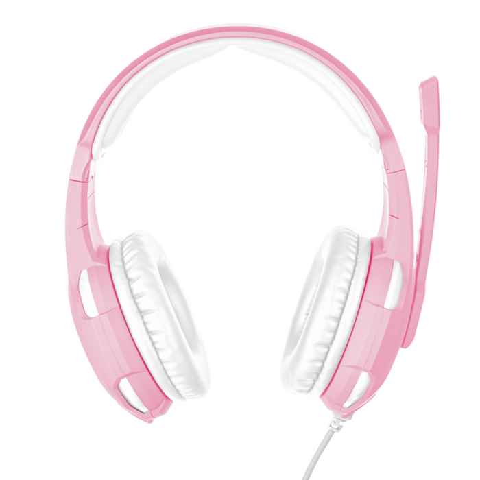 Проводные наушники Trust GXT 310 Gaming Headset, Розовый №4