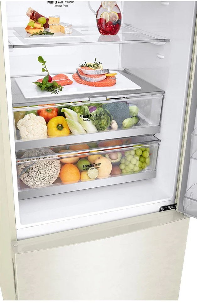 Холодильник LG GC-B569PECM, Бежевый детальное изображение - 9