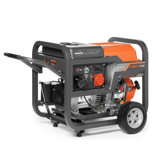 Генератор дизельный с воздушным охлаждением DAEWOO DDAE 6000DXE-3, открытый, 6 кВт, Черный детальное изображение - 5