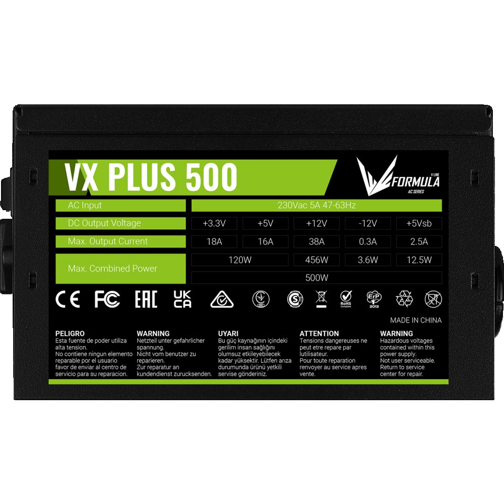 Блок питания Formula VX-500 PLUS, 500 Вт детальное изображение - 5