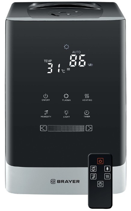 Увлажнитель воздуха Brayer BR4705, Черный детальное изображение - 3