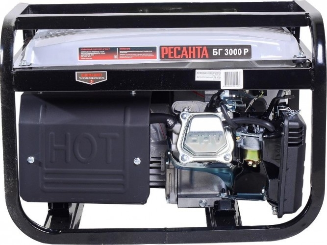 Генератор бензиновый Ресанта БГ 3000 Р 64/1/43, 2.5 кВт, Серый детальное изображение - 3
