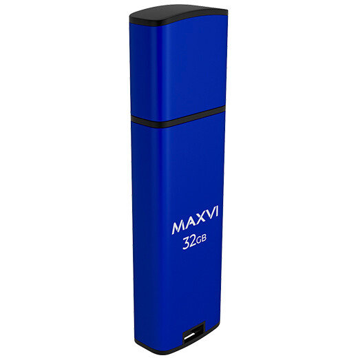 USB Flash накопитель MAXVI MP2 32 ГБ, синий детальное изображение - 2